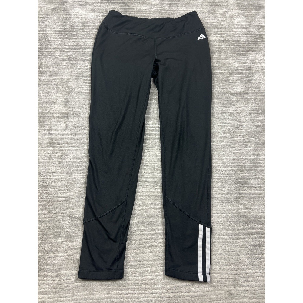 Adidas Leggings Womens Medium Black Golf Pull‎ On Ankle